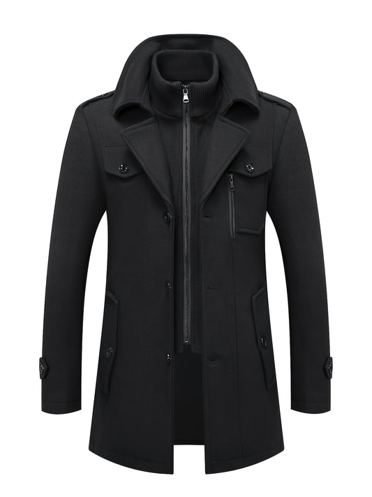 Slim Fit Tweed Tweed Coat
