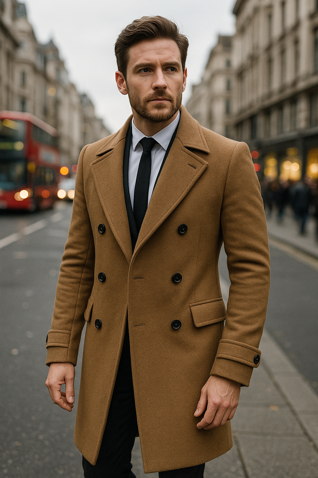 Lavoir Exclusive – Men’s Wool Overcoat