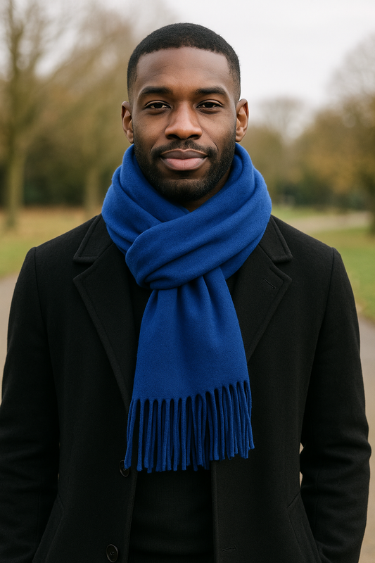 Lavoir Exclusive – Men’s Winter Cashmere Scarf with Tassels