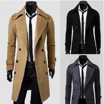 Overcoat Masculino em Lã